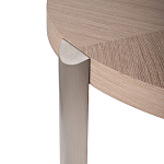 Столик журнальный с низкой круглой столешницей Wood Grain варинант исполнения - 4 | Loft Concept в Екатеринбурге