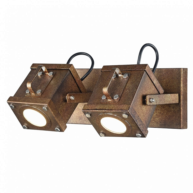 Спот Box Spot 2 Искусственная бурая ржавчина в Екатеринбурге | Loft Concept 