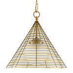 Подвесной светильник в форме конуса с фактурным абажуром Flawless Form варинант исполнения - 1 | Loft Concept в Екатеринбурге