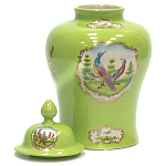 Фарфоровая ваза с крышкой Eden Garden варинант исполнения - 2 | Loft Concept в Екатеринбурге