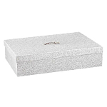 Чайный сервиз белого цвета из фарфора на 6 персон 15 предметов Floral Charm варинант исполнения - 2 | Loft Concept в Екатеринбурге