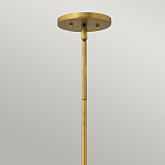 Подвесной светильник с матовым стеклянным коническим плафоном в современном стиле Hinkley варинант исполнения - 6 | Loft Concept в Екатеринбурге