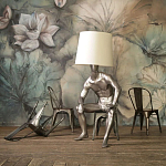 Лампа MALE MANNEQUIN LAMP с абажуром варинант исполнения - 2 | Loft Concept в Екатеринбурге