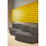 Дизайнерский модульный диван волнистой формы с цветным принтом Poltronova Superonda Sofa варинант исполнения - 17 | Loft Concept в Екатеринбурге