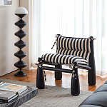 Кресло черно-белое со съемными подушками Celebrity варинант исполнения - 7 | Loft Concept в Екатеринбурге