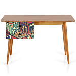 Письменный стол с принтом на ящиках Elise Desk варинант исполнения - 9 | Loft Concept в Екатеринбурге