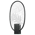 Бра с гравировкой на акриловом плафоне Gravyura Black варинант исполнения - 1 | Loft Concept в Екатеринбурге