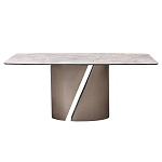 Стол обеденный керамический серый Servorios варинант исполнения - 1 | Loft Concept в Екатеринбурге