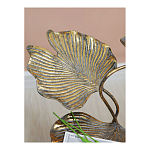 Столик приставной с тремя столешницами Тропические листья Tropical Forest gold варинант исполнения - 6 | Loft Concept в Екатеринбурге