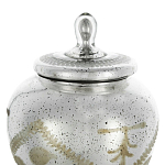 Ваза из стекла с крышкой и декоративными узорами Chinoiserie Ceramics варинант исполнения - 2 | Loft Concept в Екатеринбурге