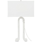 Настольная лампа на арочном корпусе с прямоугольным абажуром One Piece Support варинант исполнения - 4 | Loft Concept в Екатеринбурге