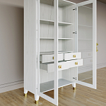 Дизайнерский шкаф витрина Elsa Dreams White с 4-мя ящиками варинант исполнения - 7 | Loft Concept в Екатеринбурге