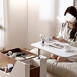 Журнальный столик передвижной с подъемной столешницей Table Trolley варинант исполнения - 3 | Loft Concept в Екатеринбурге