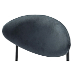 Стул металлический с мягкой спинкой и сиденьем из велюра Alfie Chair варинант исполнения - 6 | Loft Concept в Екатеринбурге