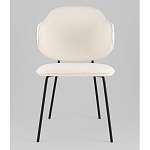 Стул Bellamy букле молочный варинант исполнения - 4 | Loft Concept в Екатеринбурге