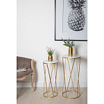 Столик дизайнерский Beige marble варинант исполнения - 2 | Loft Concept в Екатеринбурге