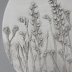 Панно Серые цветы варинант исполнения - 3 | Loft Concept в Екатеринбурге