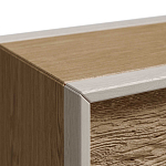 Комод 8 ящиков с подсветкой на рельефном фасаде Warm Industrial варинант исполнения - 3 | Loft Concept в Екатеринбурге