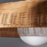 Люстра круглая из ротанга Long Lasting Chandelier варинант исполнения - 3 | Loft Concept в Екатеринбурге