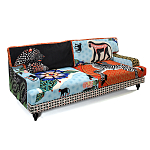 Диван с цветным принтом Qalakabusha Sofa варинант исполнения - 3 | Loft Concept в Екатеринбурге