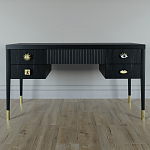 Письменный стол с 4-мя ящиками Elsa Dreams Black  варинант исполнения - 4 | Loft Concept в Екатеринбурге