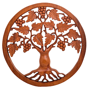 Панно из дерева Osier Panel With Trees