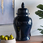 Ваза с крышкой однотонная Высота 48 см Chinoiserie Ceramics варинант исполнения - 3 | Loft Concept в Екатеринбурге