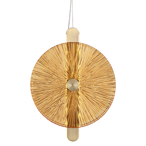 Подвесной светильник с круглым стеклянным плафоном Gingham