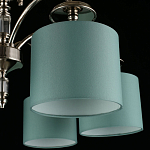 Люстра потолочная Nikoletta с бирюзовым плафоном варинант исполнения - 3 | Loft Concept в Екатеринбурге