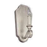 Бра серебрянного цвета с лампой в виде свечи на изогнутой ножке Feiss варинант исполнения - 1 | Loft Concept в Екатеринбурге