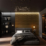 Гипсовая 3D панель с принтографией PM-02 варинант исполнения - 1 | Loft Concept в Екатеринбурге