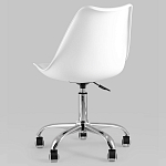 Офисный стул на металлическом основании EGGERY White пластик варинант исполнения - 4 | Loft Concept в Екатеринбурге
