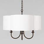 Люстра с белым текстильным абажуром Vitorino  варинант исполнения - 1 | Loft Concept в Екатеринбурге