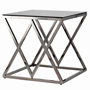Стол приставной Geometry Rhombus Dark Chrome