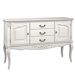 Консоль белая из массива бука с ящиками в стиле прованс White Provence варинант исполнения - 2 | Loft Concept в Екатеринбурге