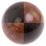 Шар декоративный из натуральных камней Лемезит и Змеевик Черный Natural Stone Spheres варинант исполнения - 3 | Loft Concept в Екатеринбурге