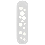 Бра белое овальной формы White Holes варинант исполнения - 2 | Loft Concept в Екатеринбурге