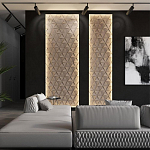 Гипсовая 3D панель с принтографией PM-50 варинант исполнения - 5 | Loft Concept в Екатеринбурге