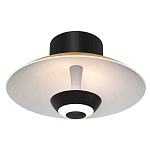 Бра с круглым белым плафоном и черной центральной деталью Natural Harmonie  варинант исполнения - 1 | Loft Concept в Екатеринбурге