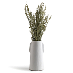 Ваза Serené Ceramic Vase Белая варинант исполнения - 3 | Loft Concept в Екатеринбурге