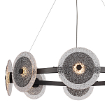 Люстра с плафонами из фактурного двойного стекла Heterochromia варинант исполнения - 6 | Loft Concept в Екатеринбурге