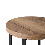 Стол журнальный круглый в стиле лофт Urban Style Space варинант исполнения - 2 | Loft Concept в Екатеринбурге