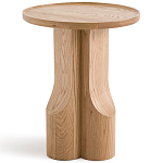 Приставной столик из массива дерева Walnut Triple варинант исполнения - 2 | Loft Concept в Екатеринбурге