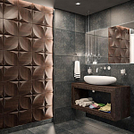 Гипсовая 3D панель с принтографией PM-22 варинант исполнения - 2 | Loft Concept в Екатеринбурге