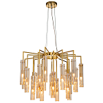 Люстра со стеклянными цилиндрическими плафонами Luminous Cylinders Amber варинант исполнения - 5 | Loft Concept в Екатеринбурге