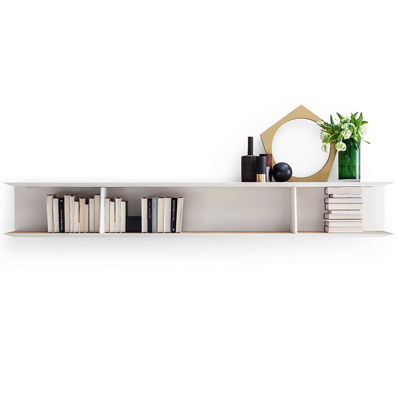 Дизайнерская подвесная полка Gio Ponti D.355.1 - D.355.2 Hanging Bookcase Белый Древесина в Екатеринбурге | Loft Concept 