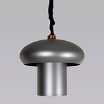 Подвесной светильник с серым металлическим плафоном Capability варинант исполнения - 1 | Loft Concept в Екатеринбурге