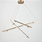 Светодиодная люстра Trumpet Tube Brass 107 варинант исполнения - 4 | Loft Concept в Екатеринбурге