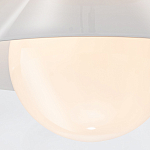 Потолочный светильник в форме конуса с белым шарообразным плафоном Quintiesse варинант исполнения - 3 | Loft Concept в Екатеринбурге