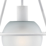 Бра белое с матовым стеклянным плафоном в форме шара White Lighthouse варинант исполнения - 1 | Loft Concept в Екатеринбурге